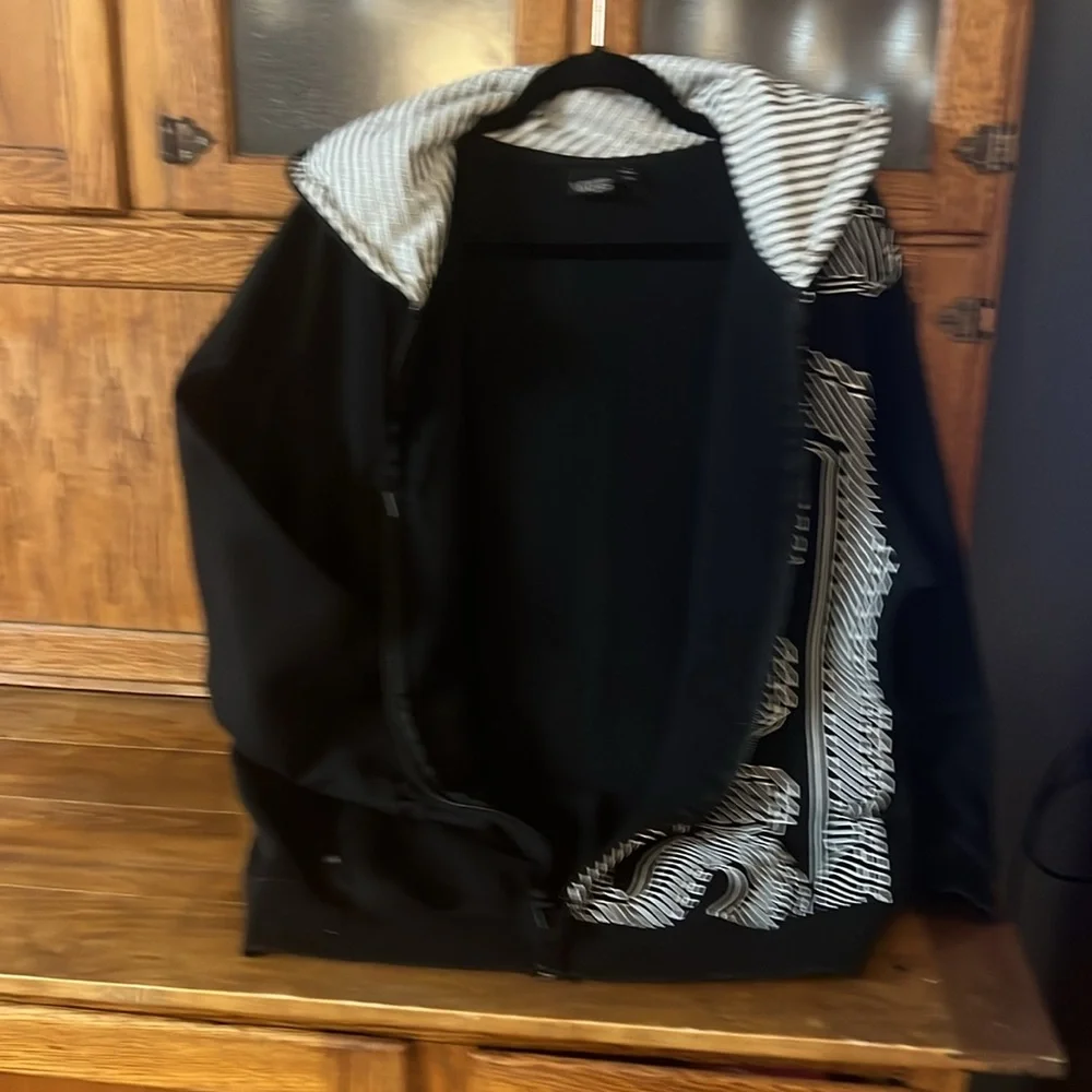 Men’s Vans Black Zip Hoodie Sweatshirt - Picture 8 of 11